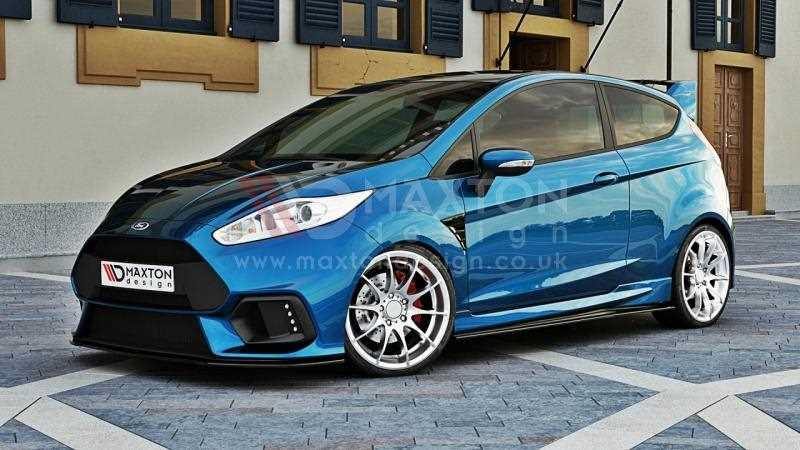 Front Splitter Fiesta MK7 2013 on Maxton RS SCC Performance