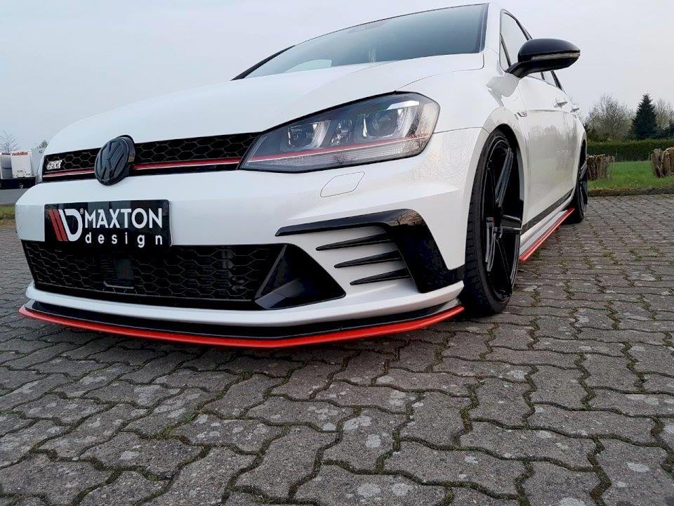 FRONT SPLITTER VW GOLF MK7 GTI CLUBSPORT (2016-2017) - SCC Performance