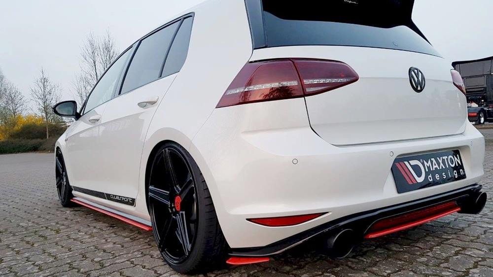 REAR SIDE SPLITTERS VW GOLF MK7 GTI CLUBSPORT (2016-2017) - SCC Performance