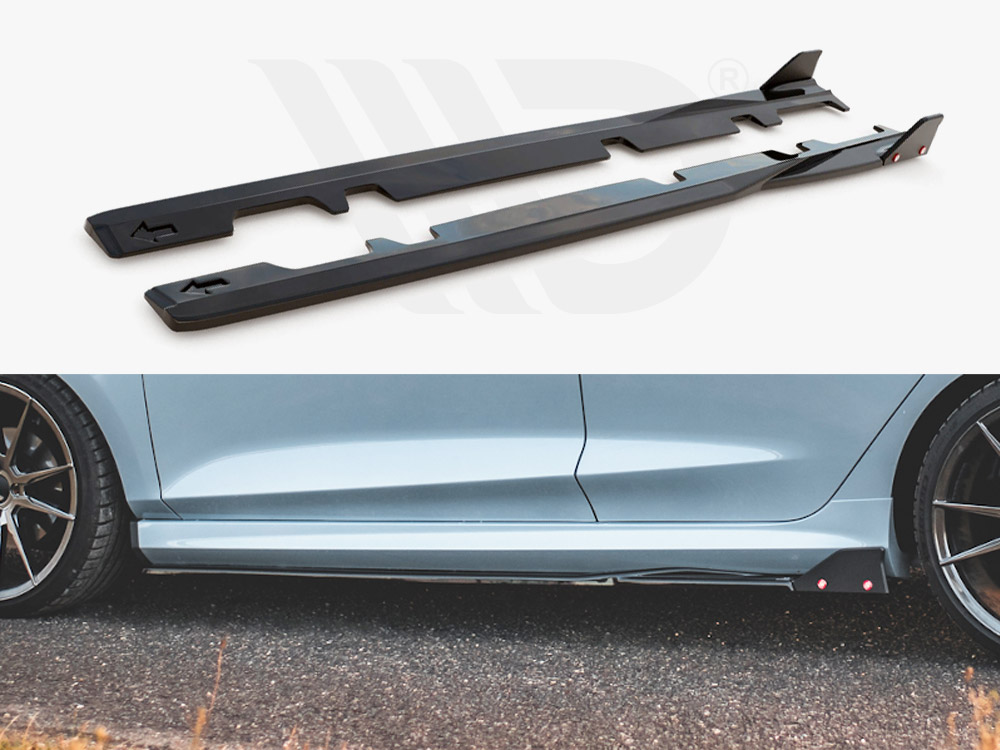 Side Skirts Diffusers V.5 Ford Focus ST / ST-Line Mk4