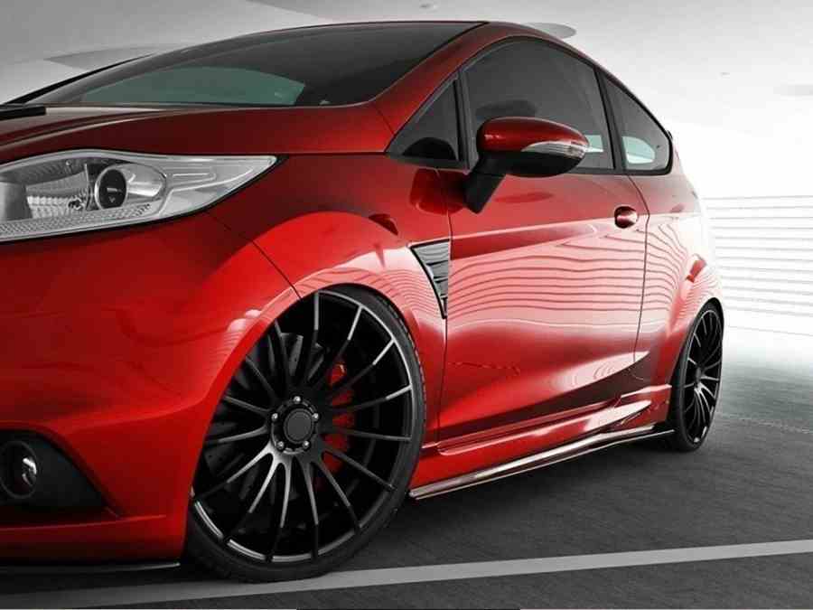 78.7'' Rocker Panels Lip Exterior Side Skirt Bottom Line For Ford Fiesta S ,SE,ST