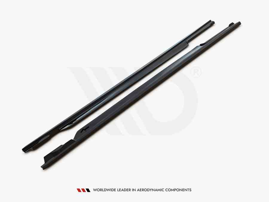 Side Skirts Diffusers Volkswagen Passat B8 Facelift - Gloss Black Gloss  Black, Spoilering \ Volkswagen \ Passat \ Mk8 (B8) Facelift